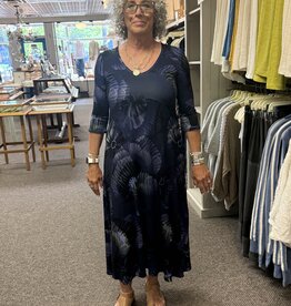 Salaam Printed Rayon Metta Dress
