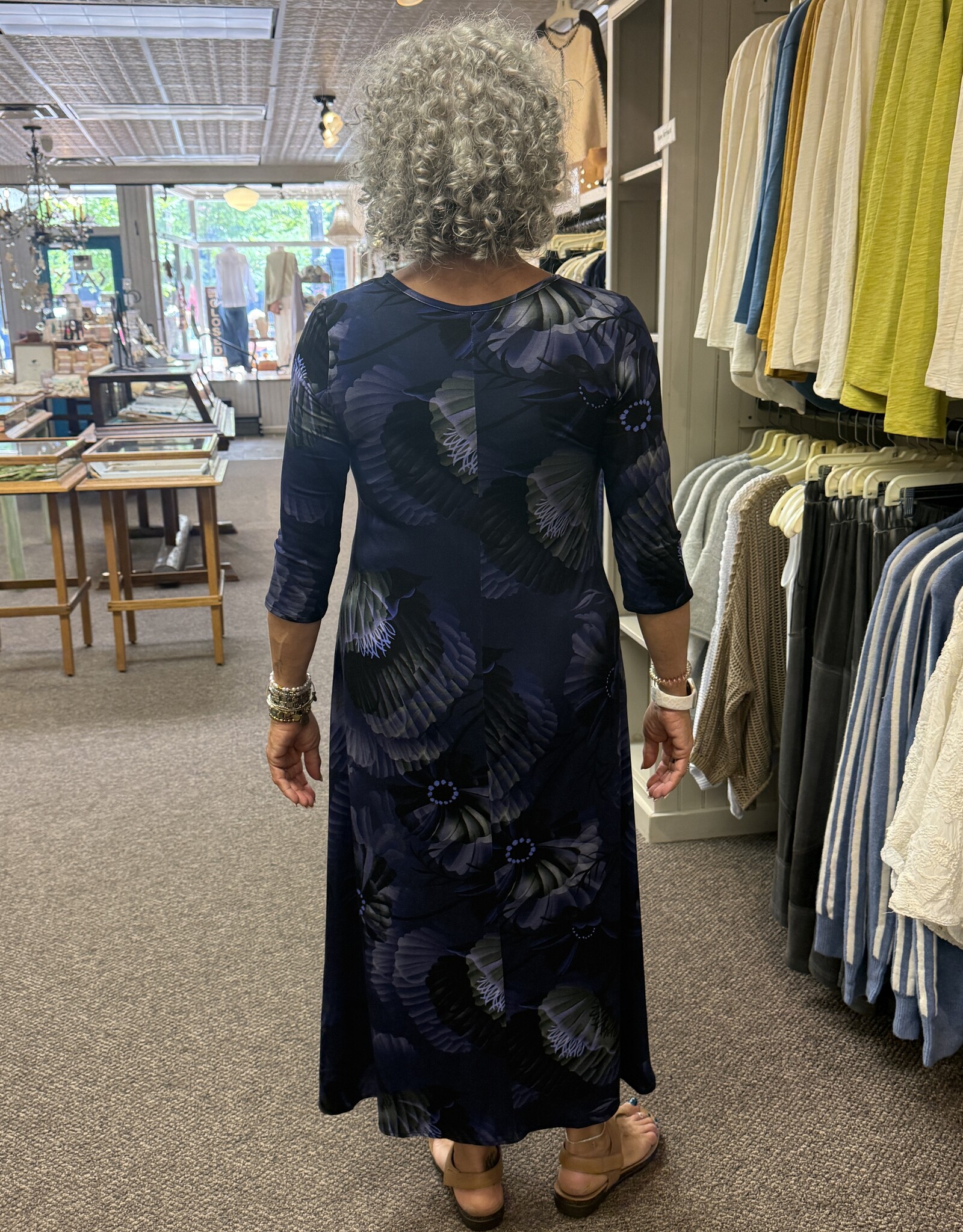 Salaam Printed Rayon Metta Dress