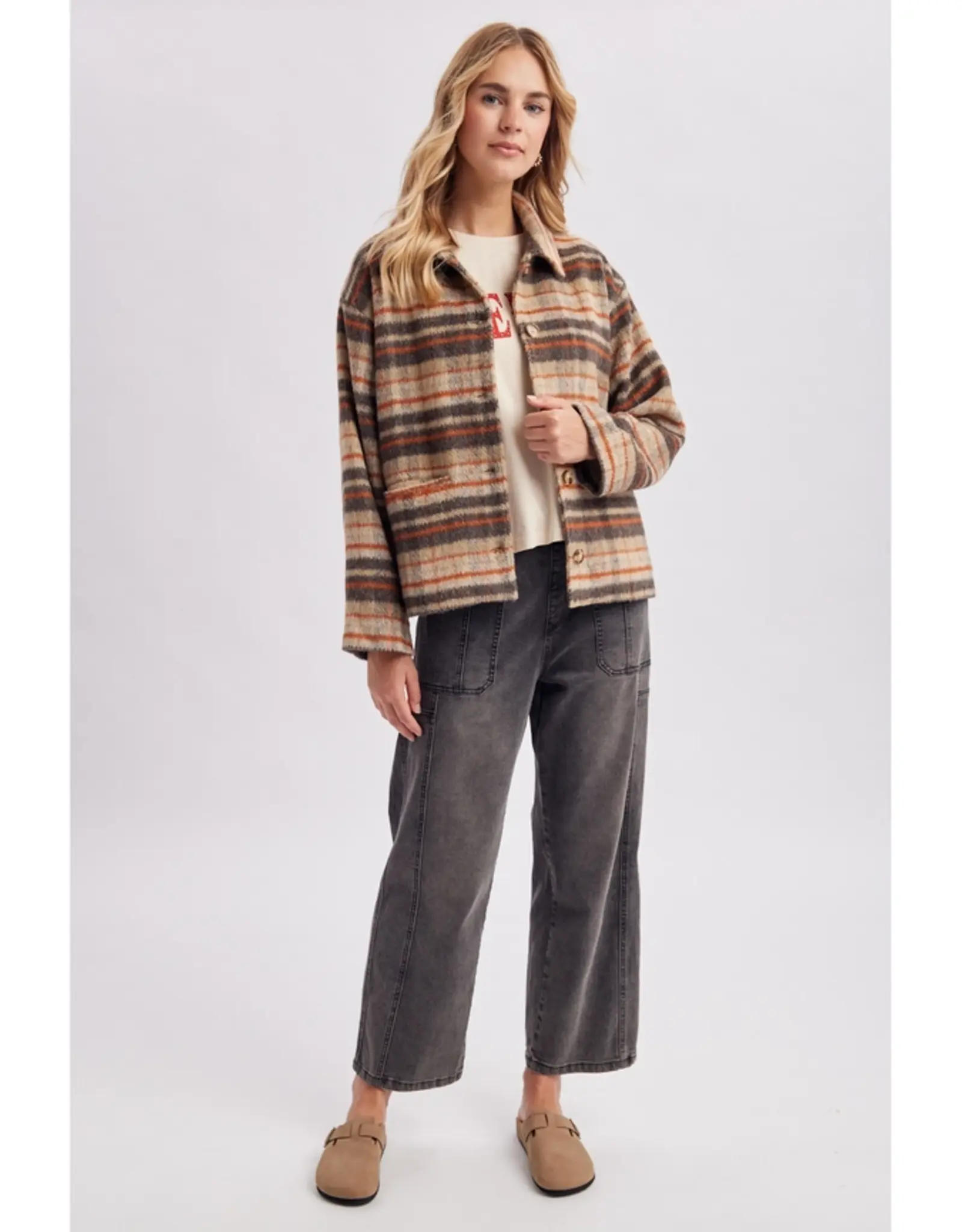 Wishlist Fall Plaid Everyday Jacket