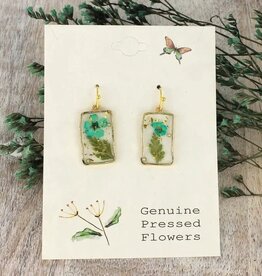 ZAD Cottage Floral Dried Flower Earrings