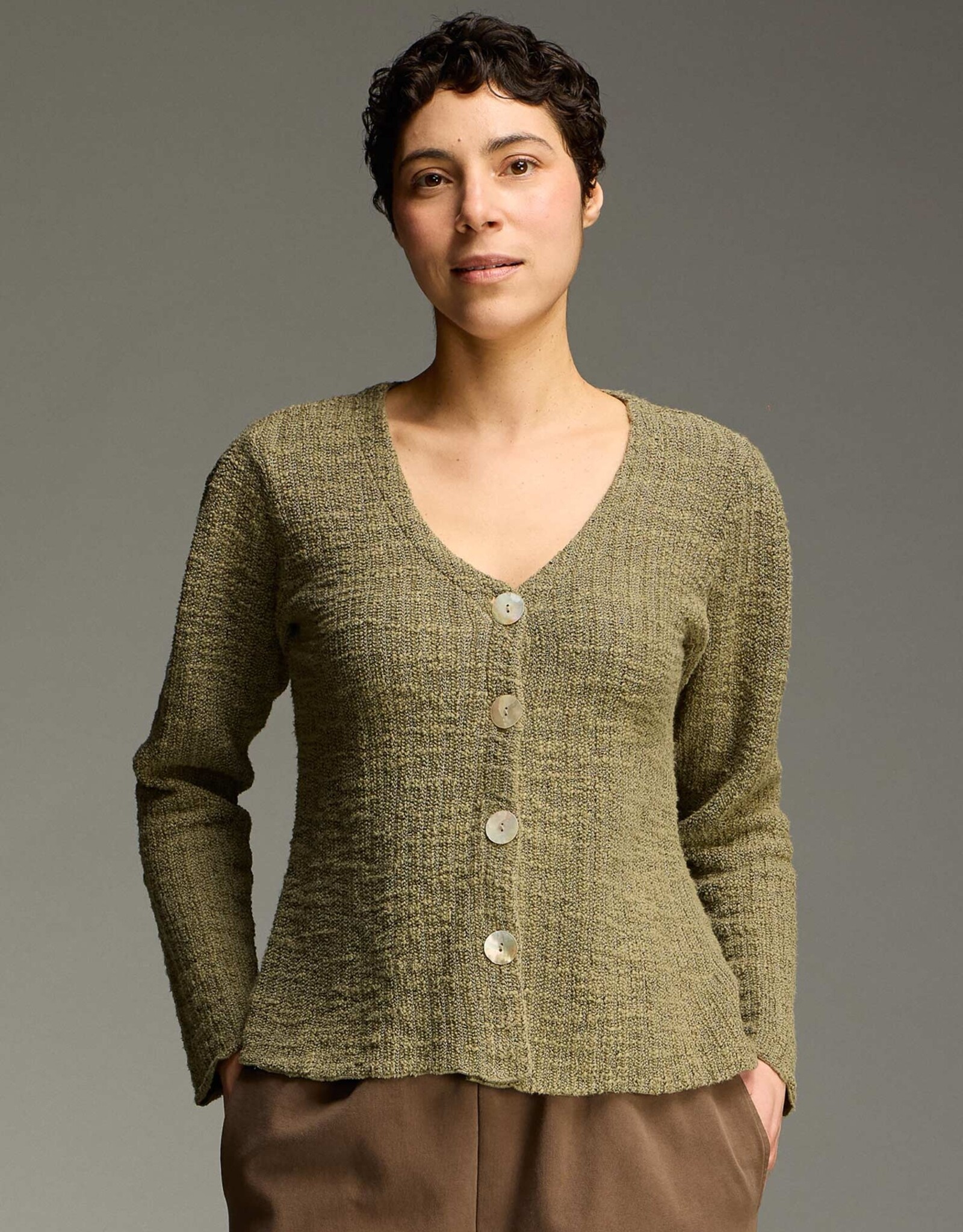 Cut Loose Puff Sleeve Cardigan