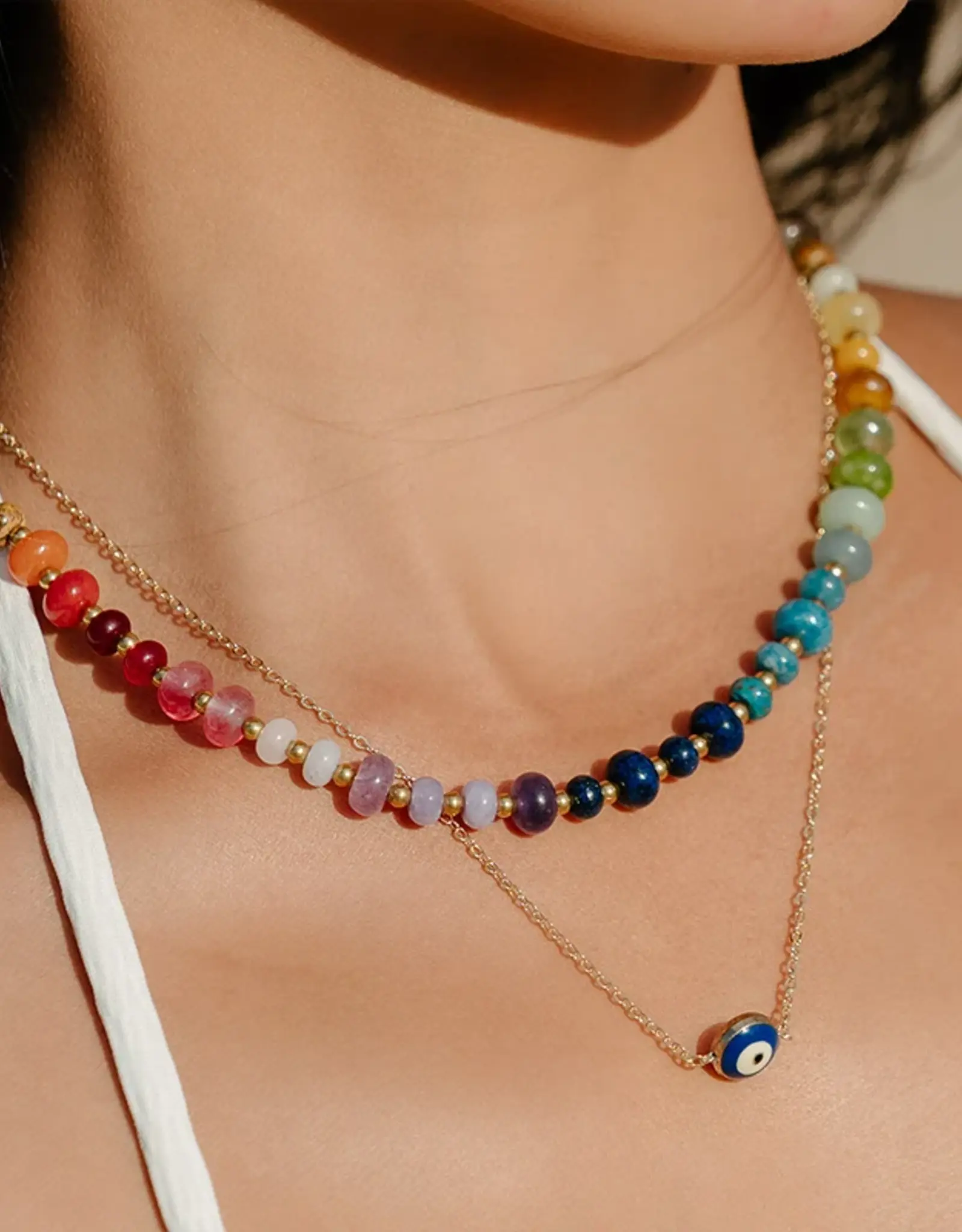 Lotus and Luna Statement Healing Necklace
