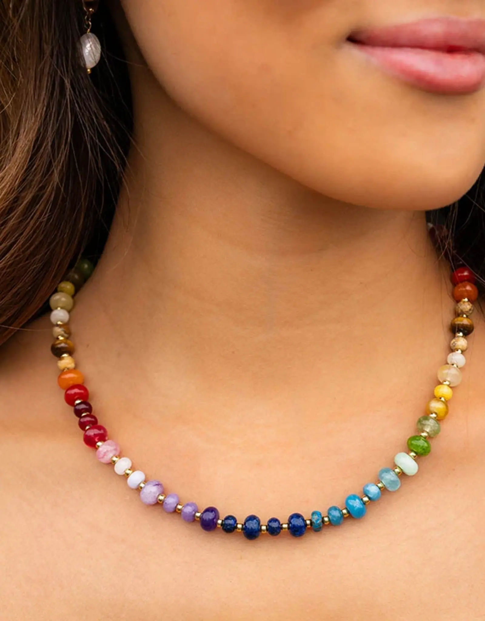 Lotus and Luna Statement Healing Necklace
