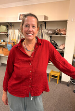 Cut Loose Hi-lo Rayon Blouse