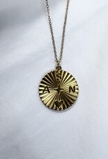 Raising Surfers  Always Stay Near Gold Necklace