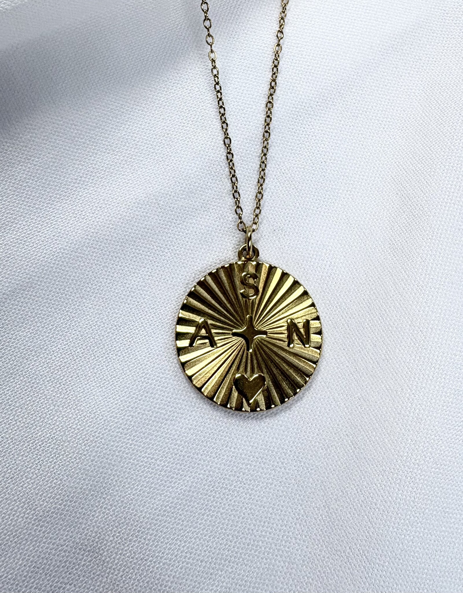 Raising Surfers  Always Stay Near Gold Necklace