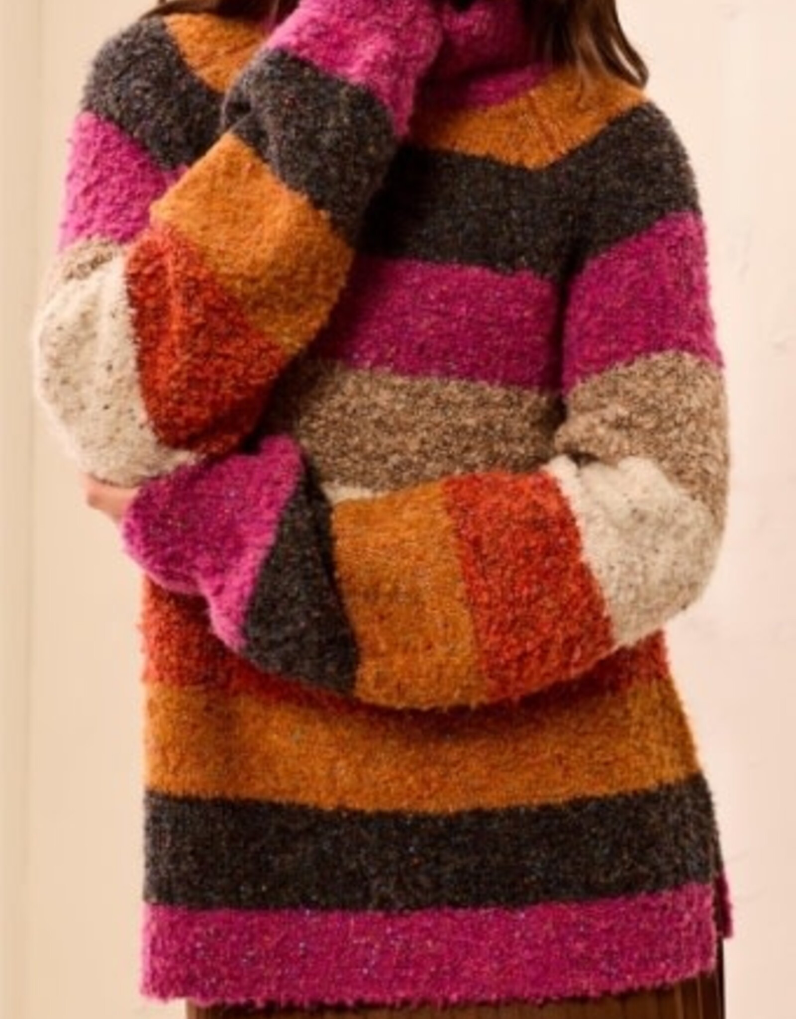 TRIBAL Boucle Turtleneck Sweater