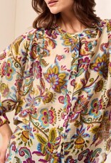TRIBAL Floral Vine Dolman Blouse