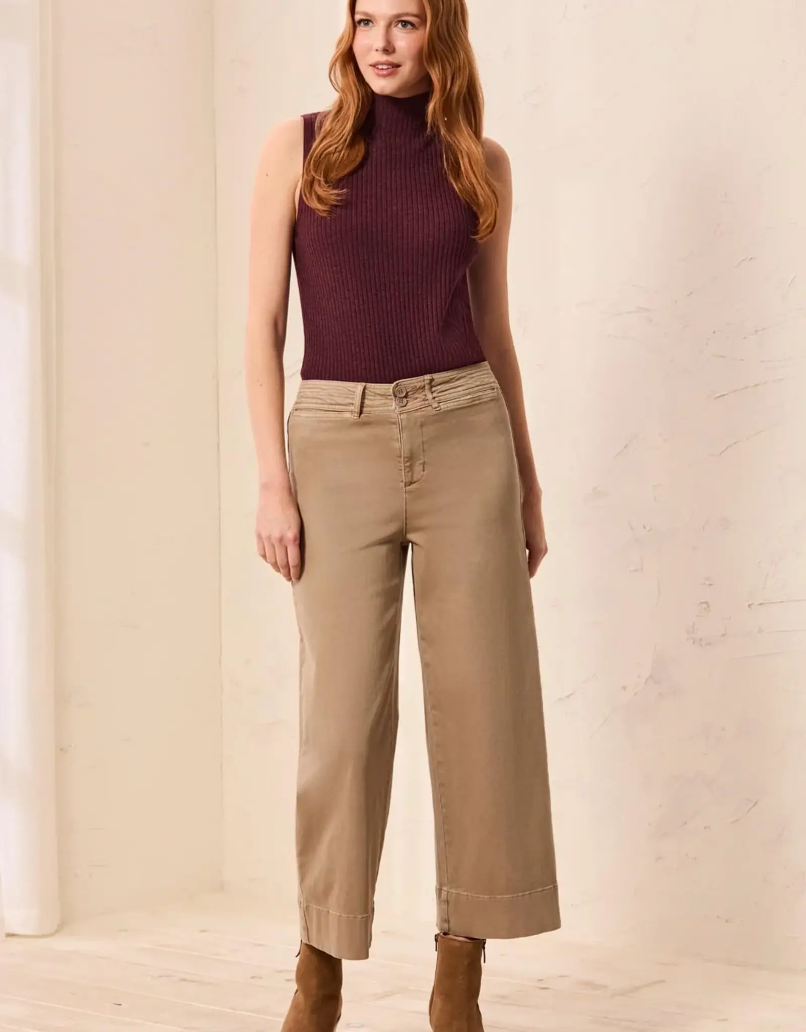 TRIBAL Stretch Denim Palazzo Pant