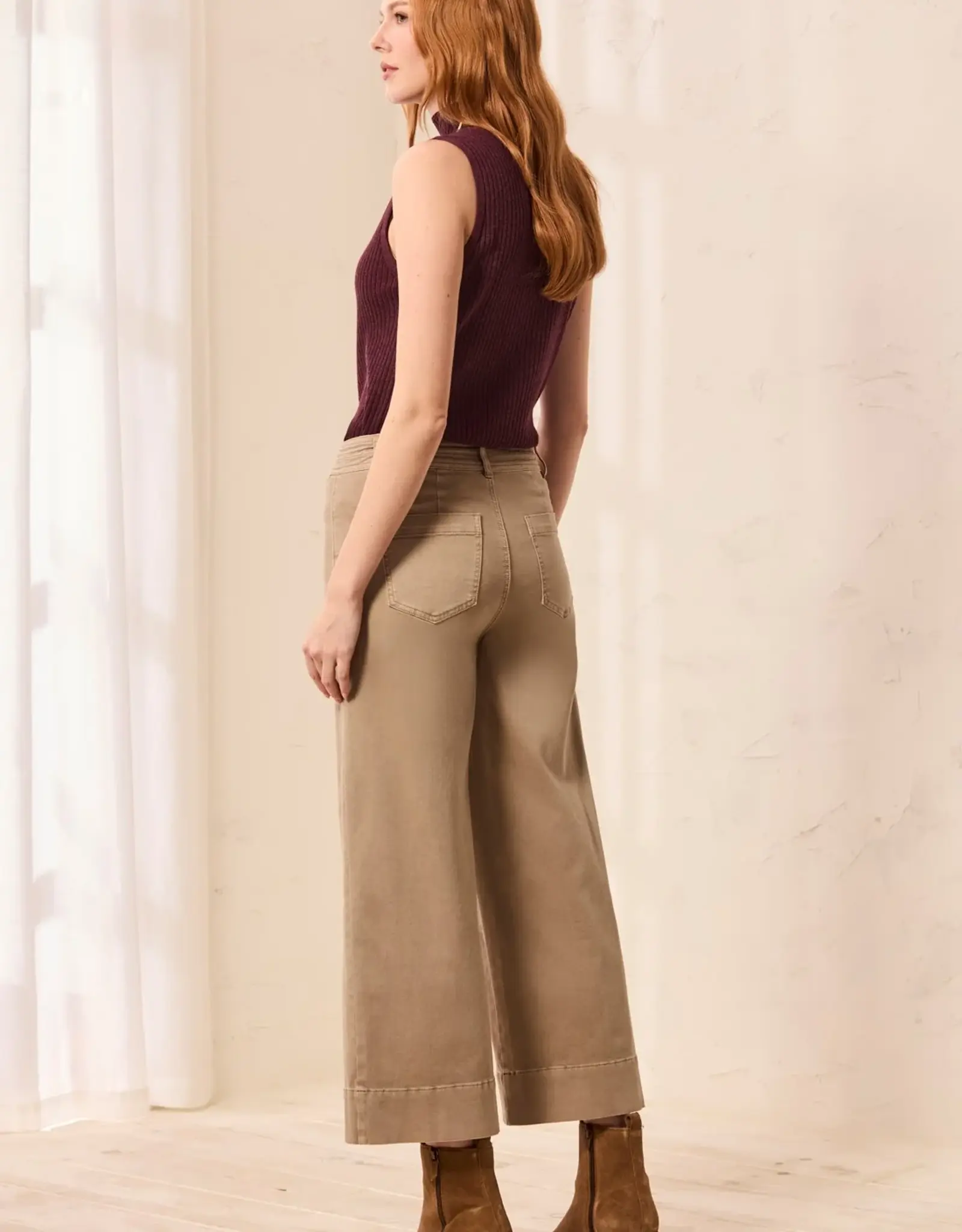 TRIBAL Stretch Denim Palazzo Pant