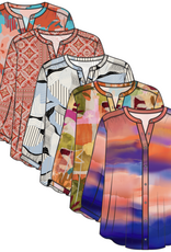 TRIBAL Floral Vine Dolman Blouse