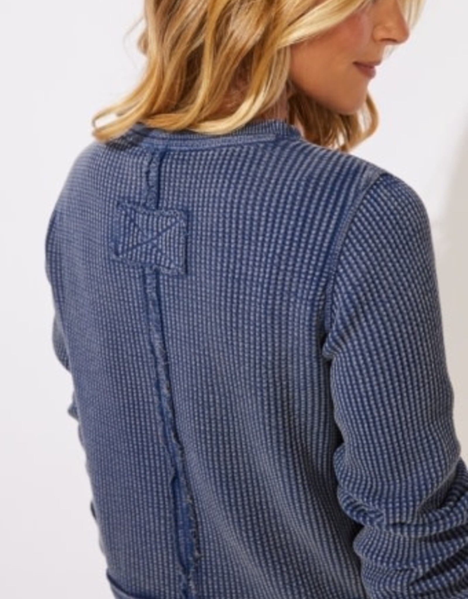 Habitat Clothes to Live In Waffle Solitude Crew Top