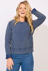 Habitat Clothes to Live In Waffle Solitude Crew Top
