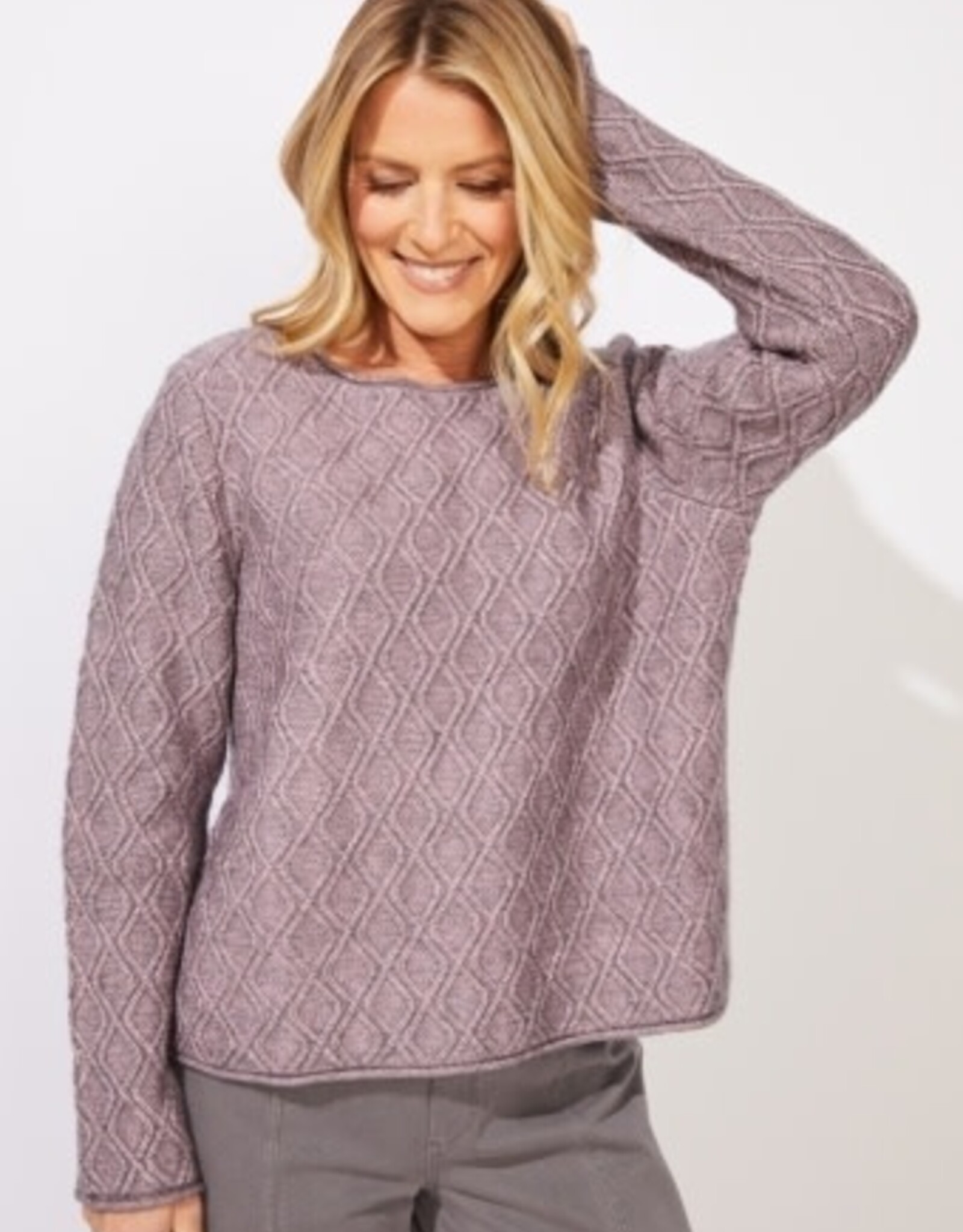 Escape by Habitat Cozy Diamond Sweater