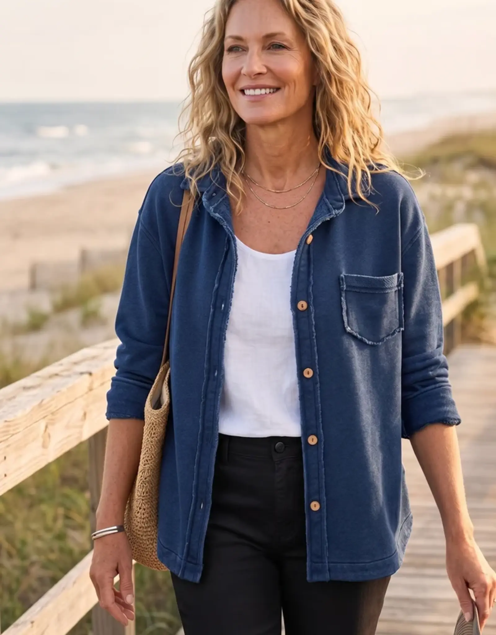 Escape by Habitat Terrycloth Anywhere Shacket
