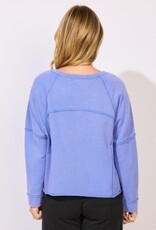 Escape by Habitat Color Washed Terry Raglan Crew