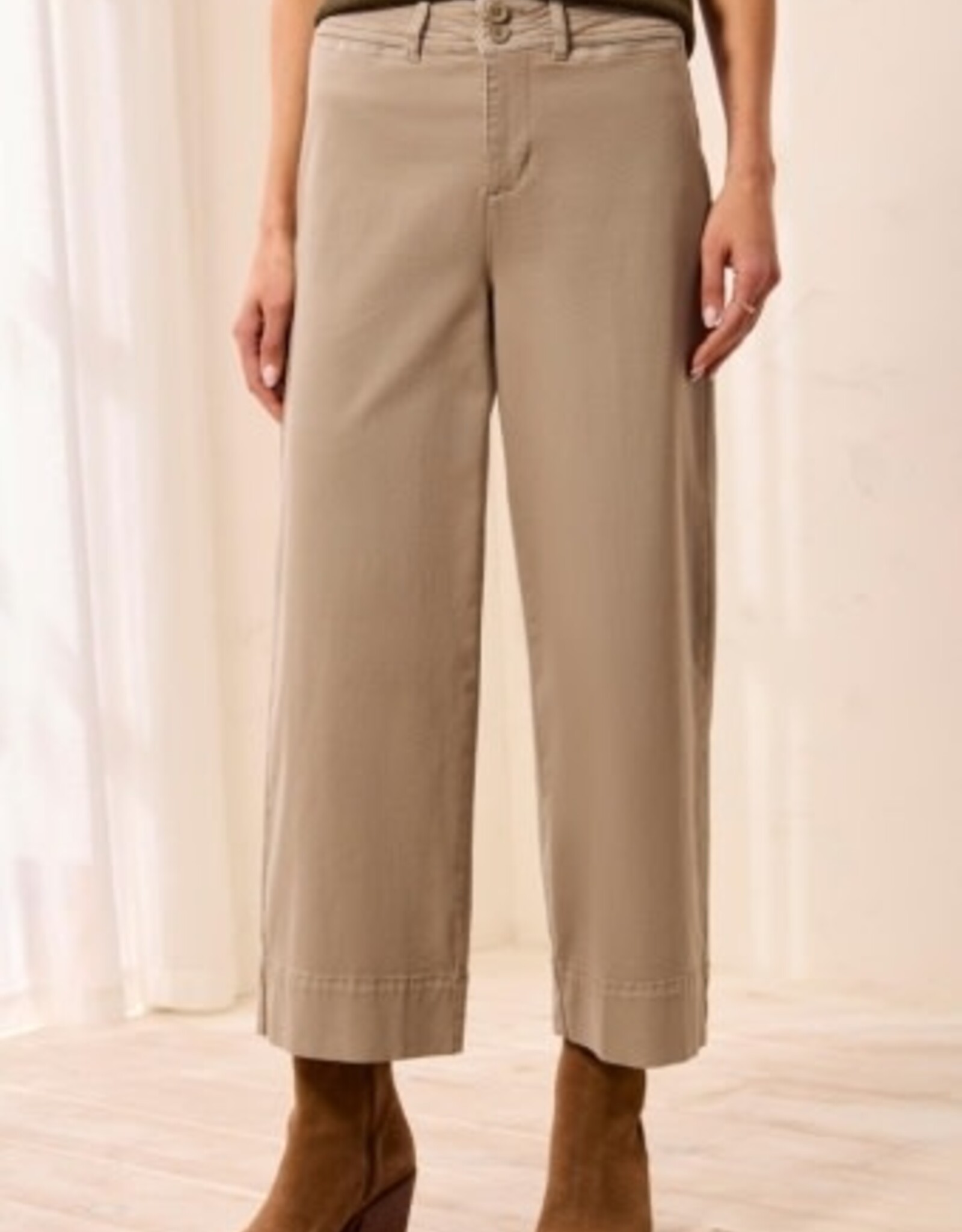 TRIBAL Stretch Denim Palazzo Pant