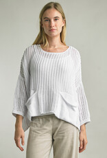 Tempo Paris Vintage Wash Knit Sweater