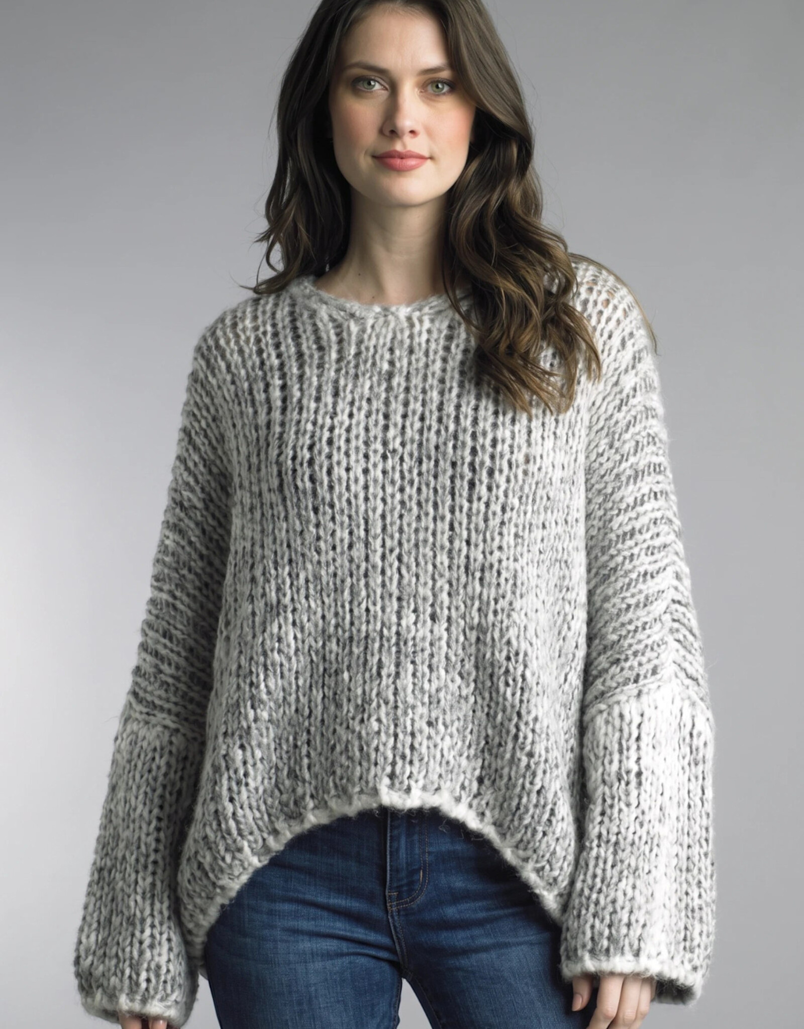 Tempo Paris Hi Lo Chunky Sweater