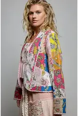 POL Clothing Quilted Kimono jacket