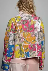 POL Clothing Quilted Kimono jacket