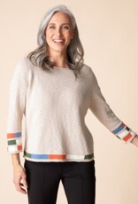 Habitat Clothes to Live In Mosaic Pullover Cotton Sweater