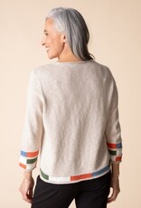Habitat Clothes to Live In Mosaic Pullover Cotton Sweater