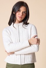 Habitat Clothes to Live In Harvest Tweed Zip Cardigan