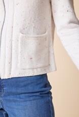 Habitat Clothes to Live In Harvest Tweed Zip Cardigan