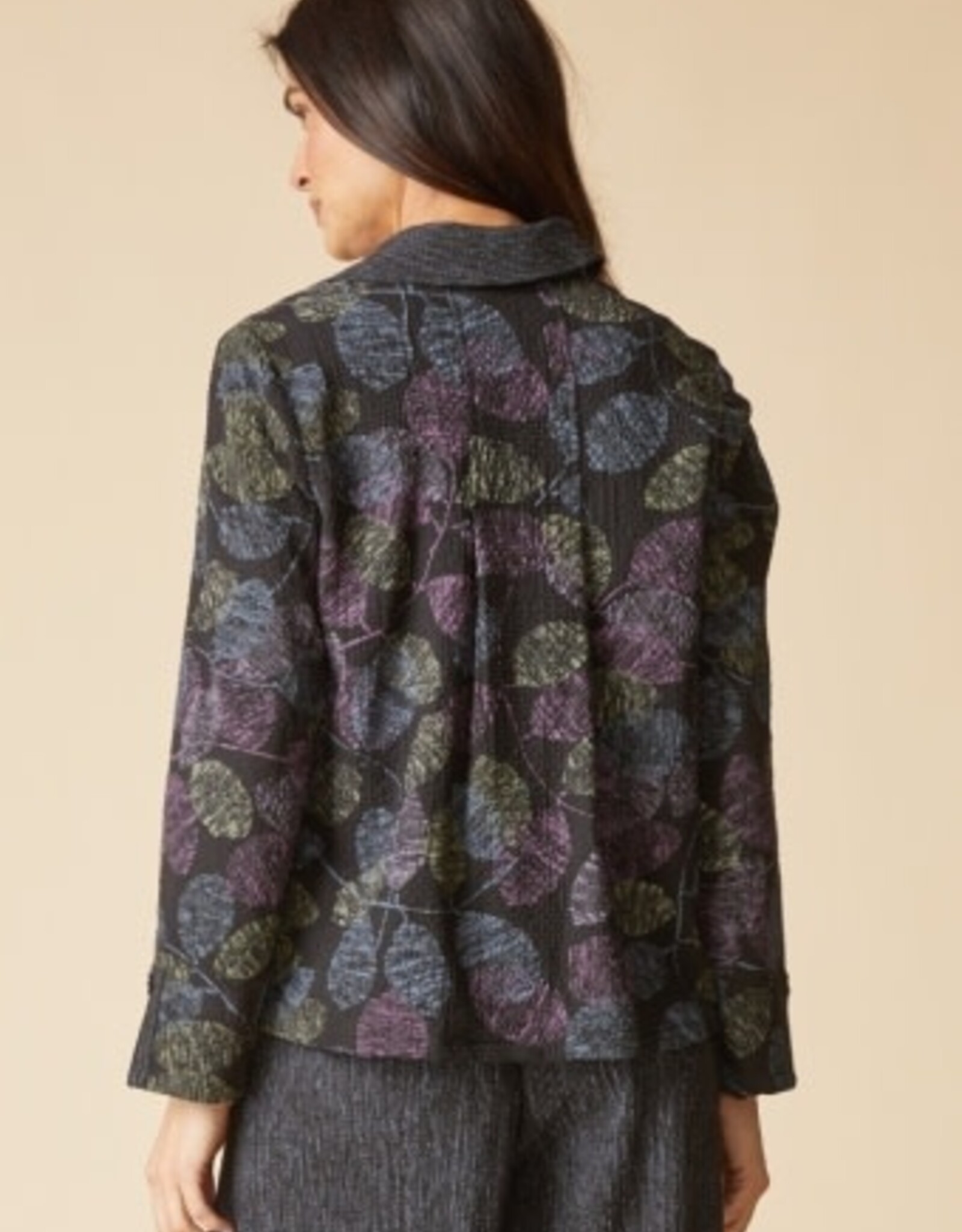Habitat Clothes to Live In Fall Leaves Crepe Jacket