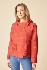 Habitat Clothes to Live In Ripple Effect Cowl Neck Top