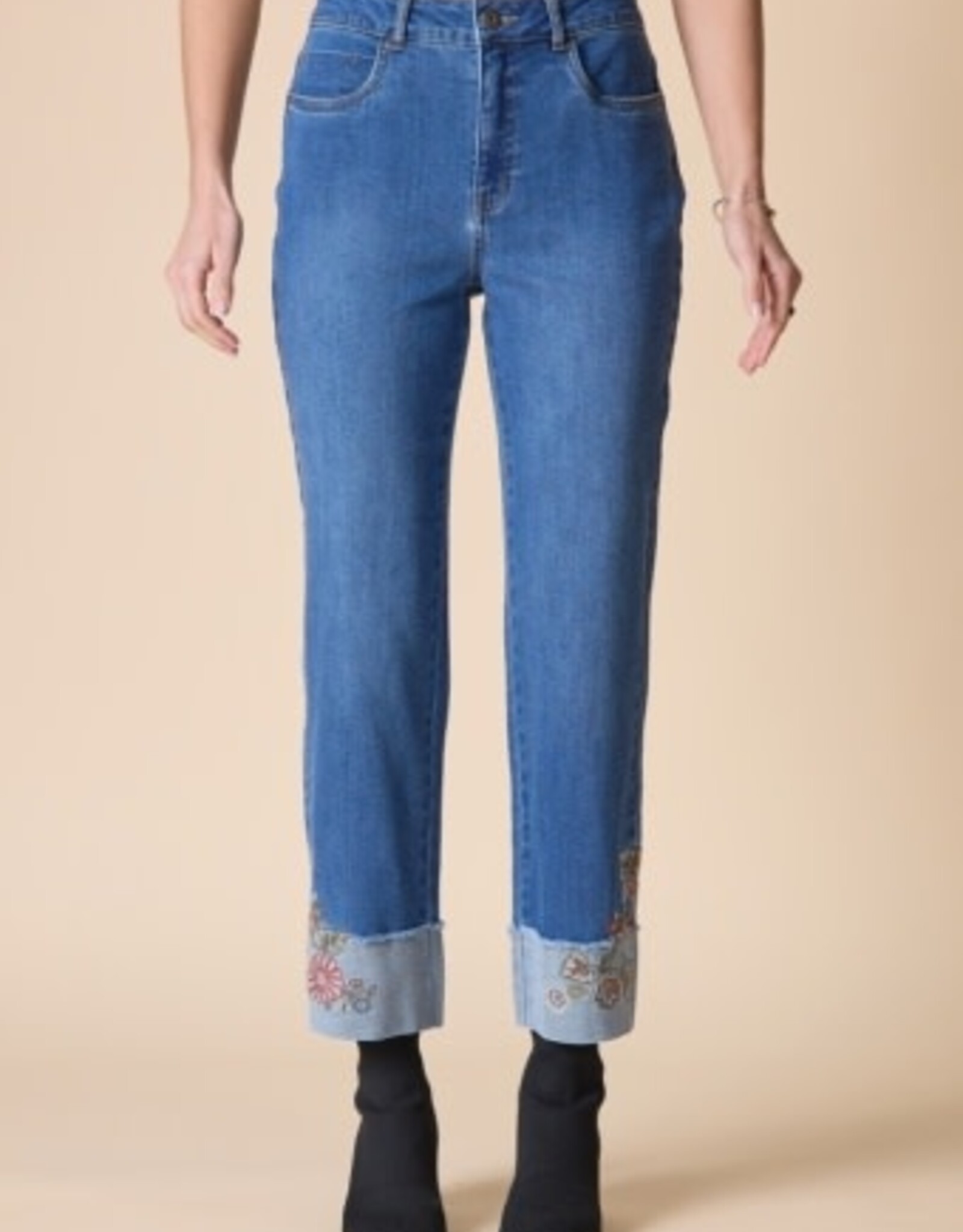 Habitat Clothes to Live In Wildflowers Cuff Jean