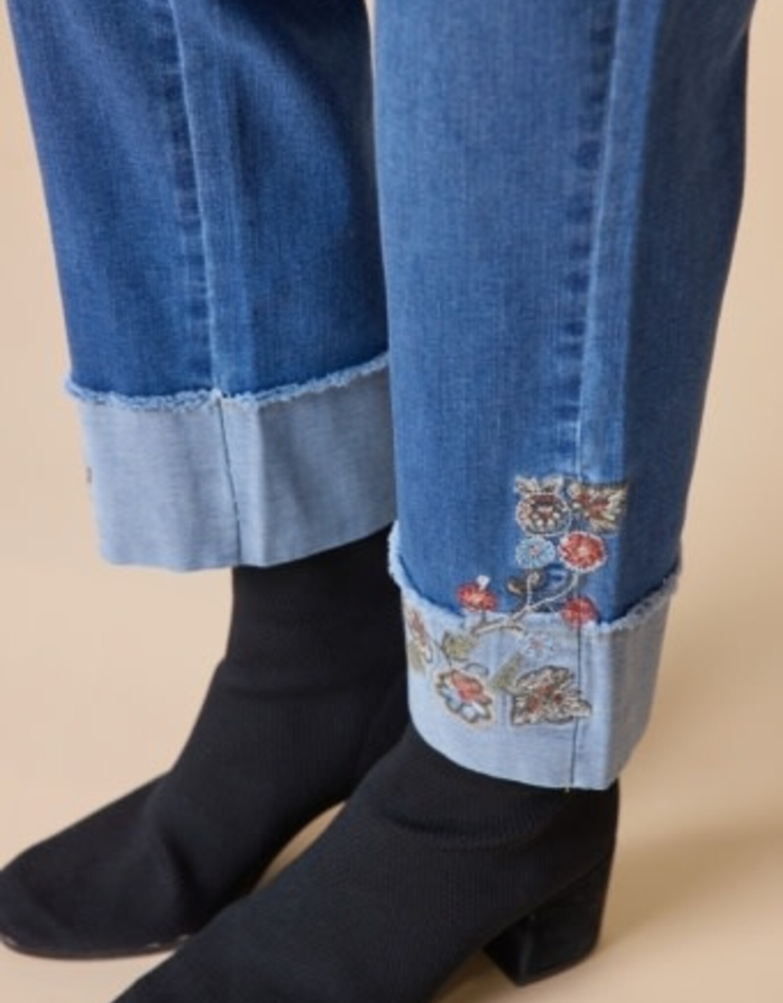 Habitat Clothes to Live In Wildflowers Cuff Jean