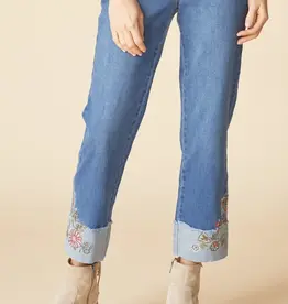 Habitat Clothes to Live In Wildflowers Cuff Jean