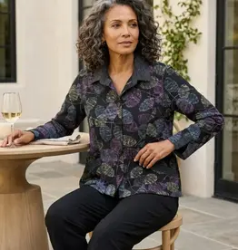 Habitat Clothes to Live In Fall Leaves Crepe Jacket