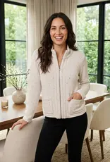 Habitat Clothes to Live In Harvest Tweed Zip Cardigan