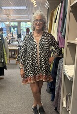 Dolma Handprinted India Tunic Dress