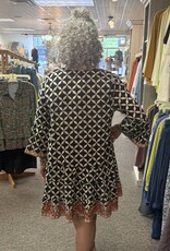 Dolma Handprinted India Tunic Dress