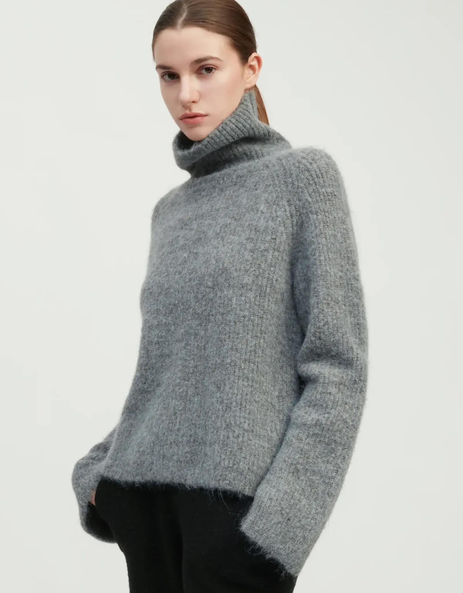 Look by M Funnel Neck Sweater