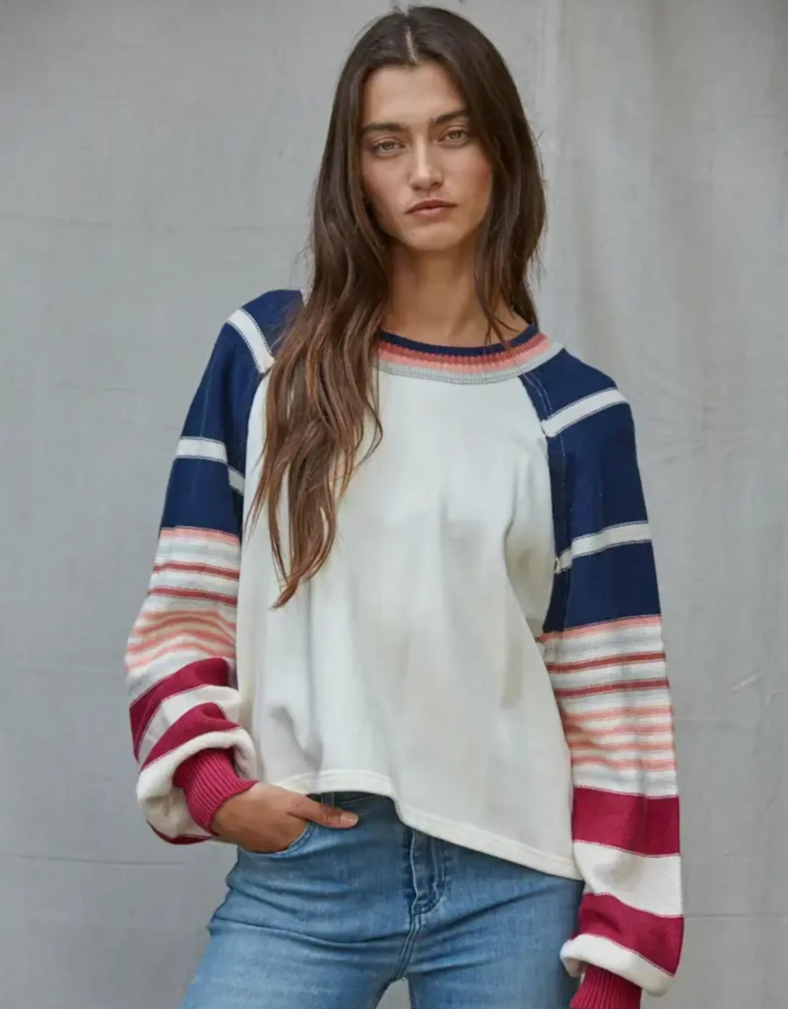 By Together Sporty Striped Top