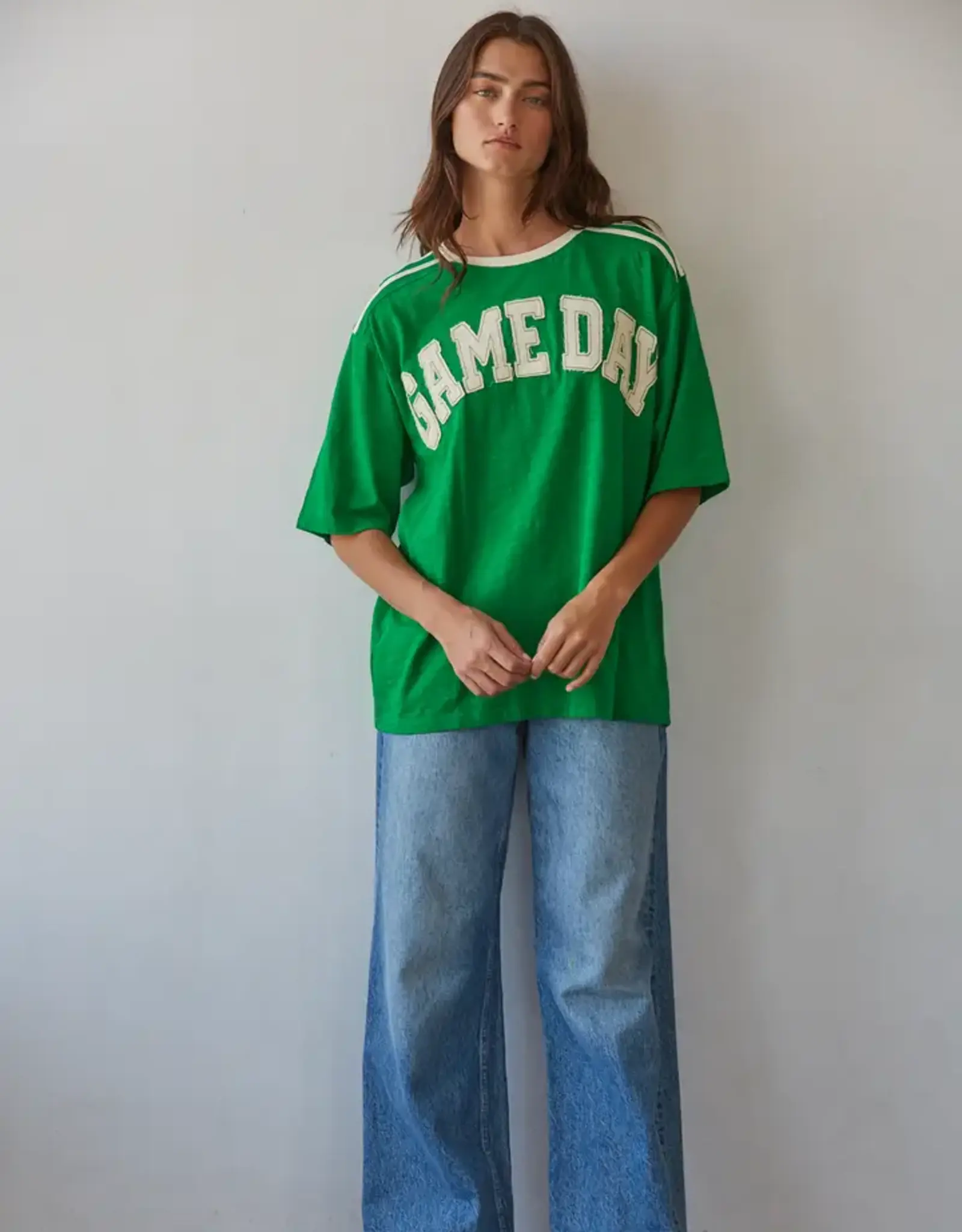 By Together Striped Knit  'Game Day' Top