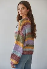 By Together Pastel Multi Stripe Sweater