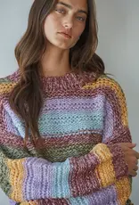 By Together Pastel Multi Stripe Sweater