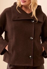 TRIBAL Lofty Chic Funnel Neck Jacket