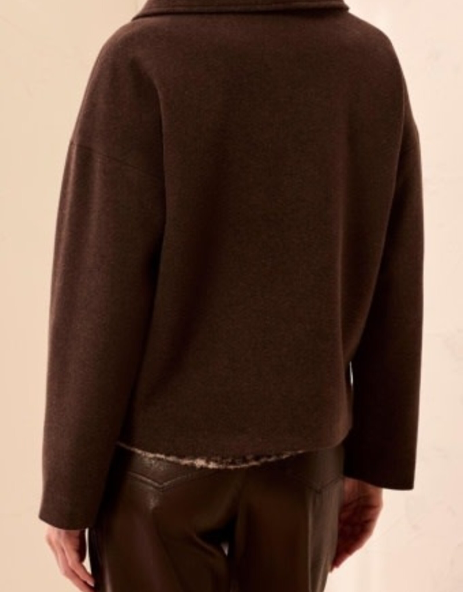 TRIBAL Lofty Chic Funnel Neck Jacket