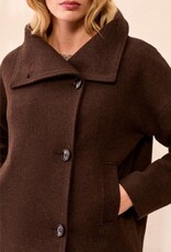 TRIBAL Lofty Chic Funnel Neck Jacket