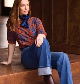 TRIBAL Brooke Palazzo Denim with Cuffs
