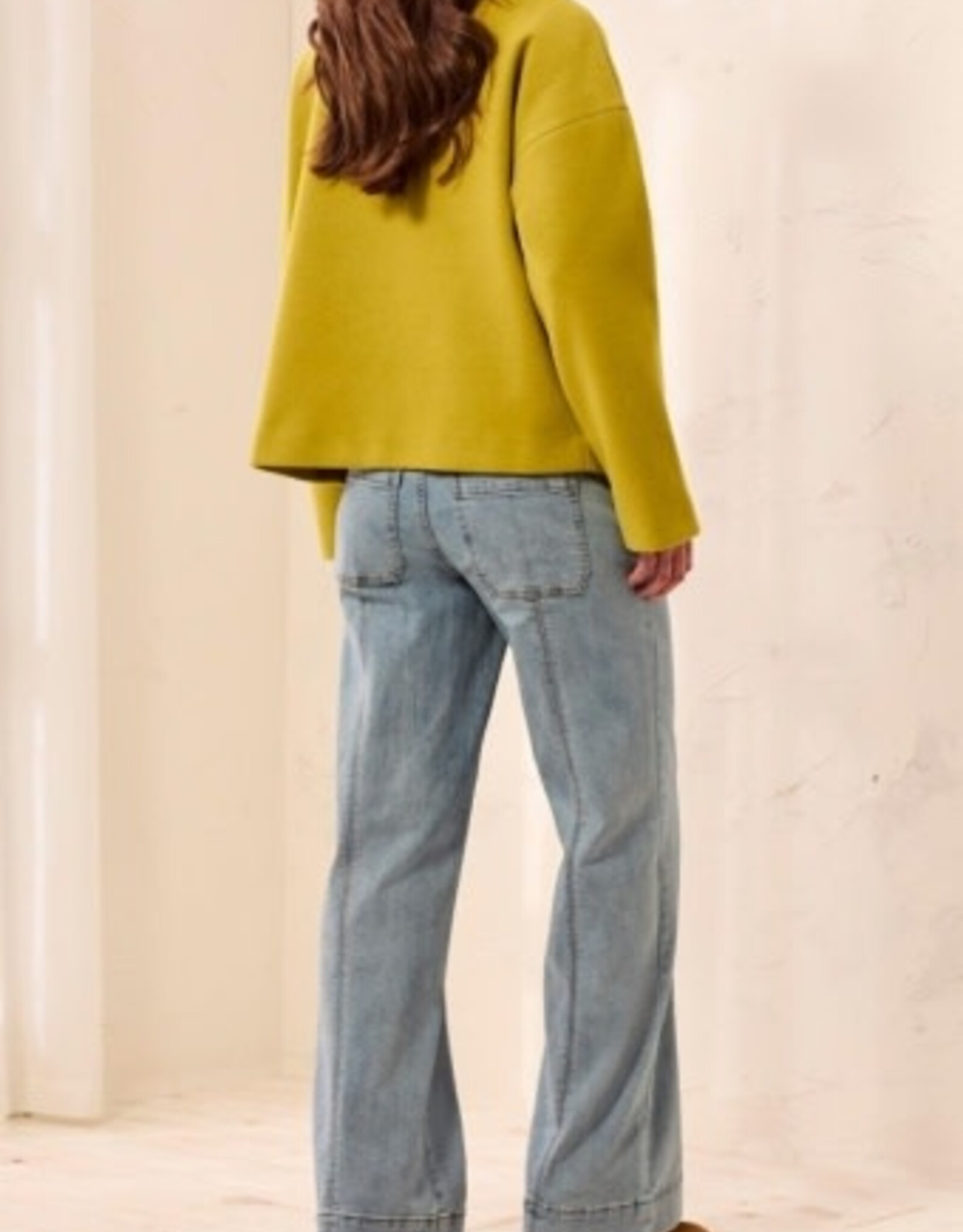 TRIBAL Lofty Chic Funnel Neck Jacket