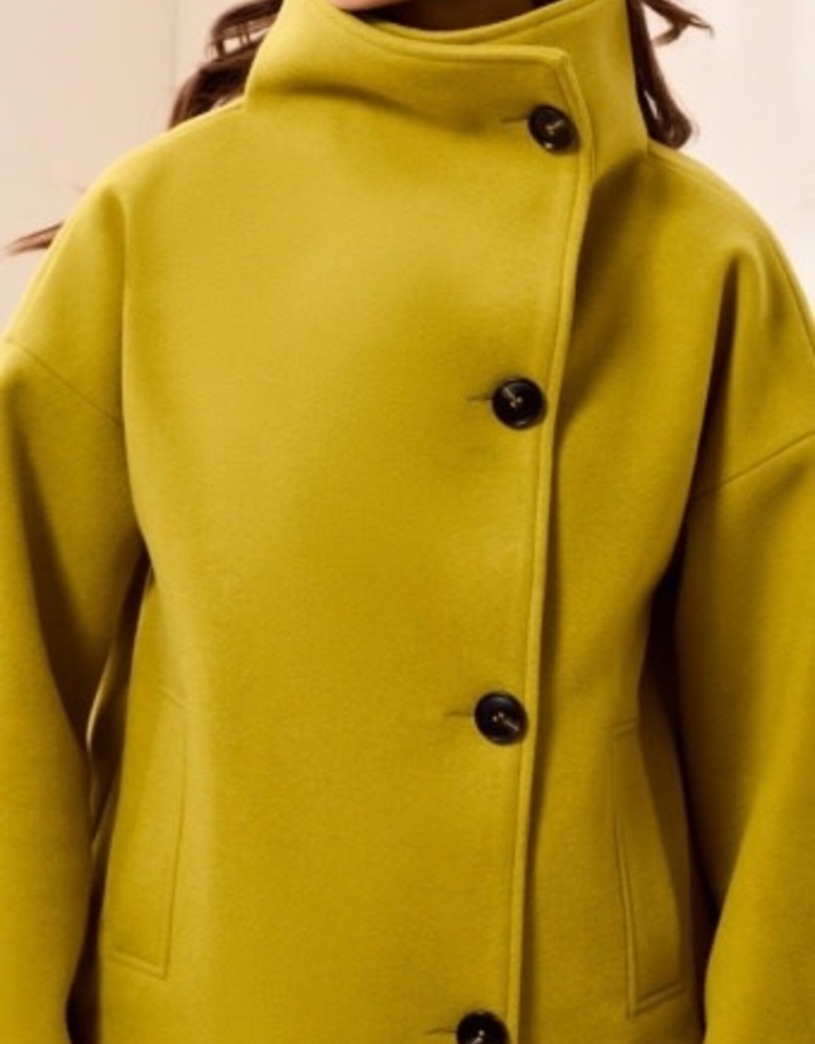 TRIBAL Lofty Chic Funnel Neck Jacket