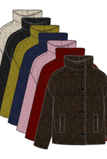 TRIBAL Lofty Chic Funnel Neck Jacket